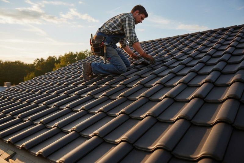 Tile Roof Installation detail
